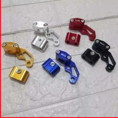 Klem Selang Rem Dan Klem Kabel Gas Cnc Warna R15 Vixion R25 Cbr Dll