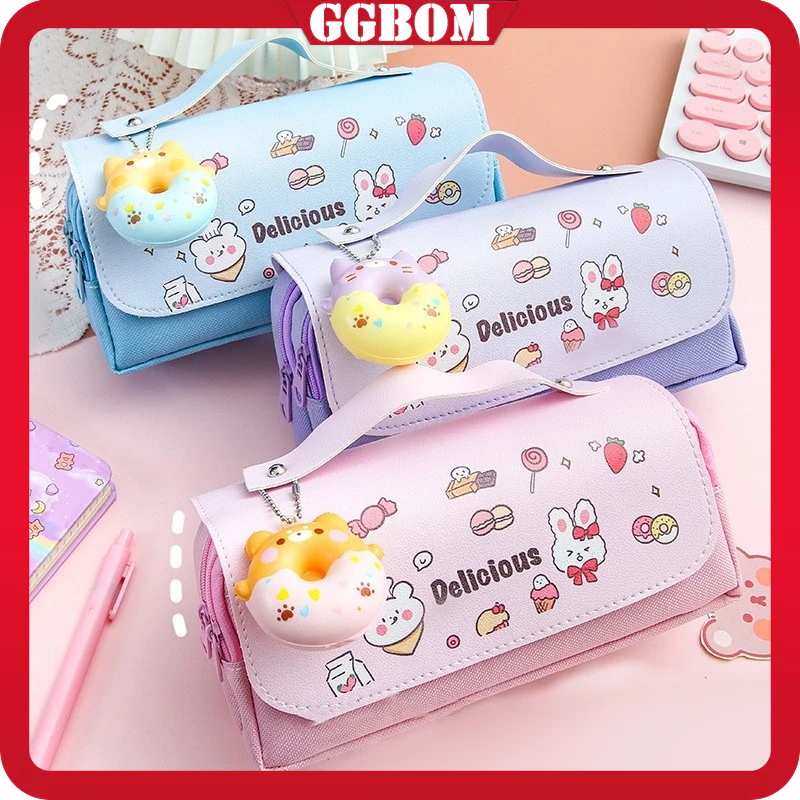 

Kotak Pensil Dekompresi Perempuan Lucu /Tempat Pensil Anak Perempuan /Tas Pensil Berkapasitas Besar /Bahan Tahan Air Dekompresi /Kotak Pensil Lembut