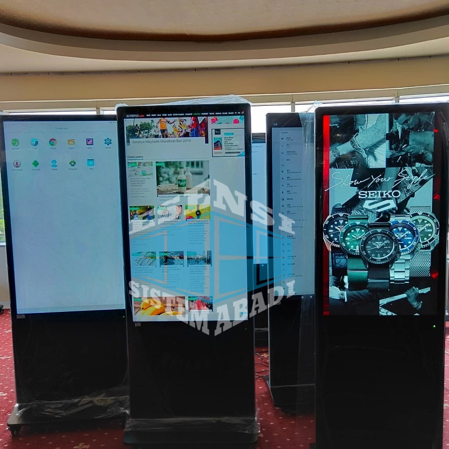 55 inch DIGITAL SIGNAGE - STANDING TOUCHSCREEN ANDROID