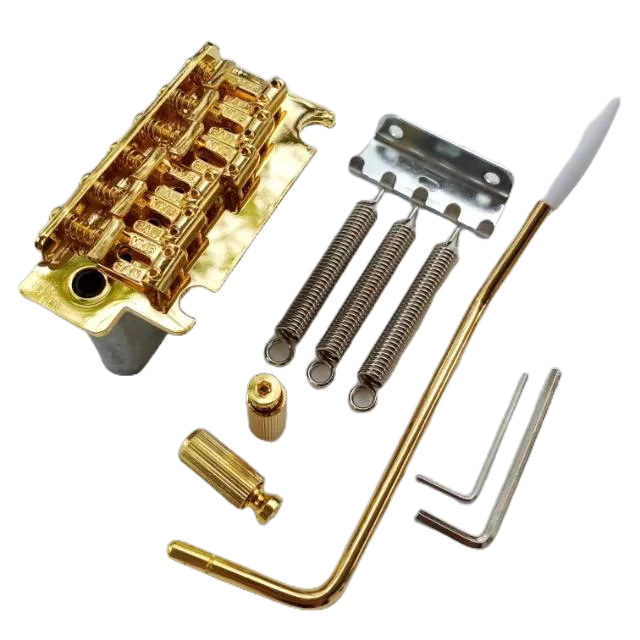 Guitar Tremolo Semi Updown MVB Pivot Set Gold / Tremolo Gitar MVB Semi Updown Gold