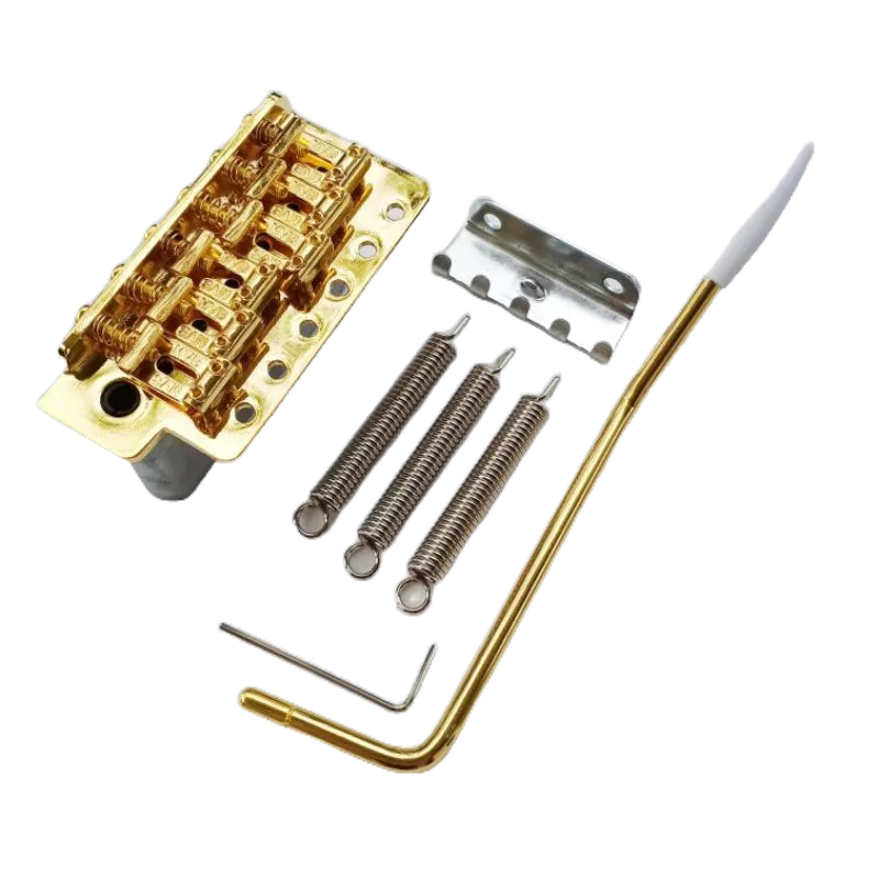 Tremolo Stratocaster Guitar MVB Big Block Set Gold / Tremolo Gitar Elektrik Stratocaster MVB Gold