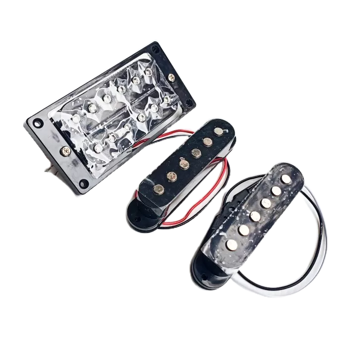 Guitar Pickup Model HSS Set Black 6 String / Pickup Gitar