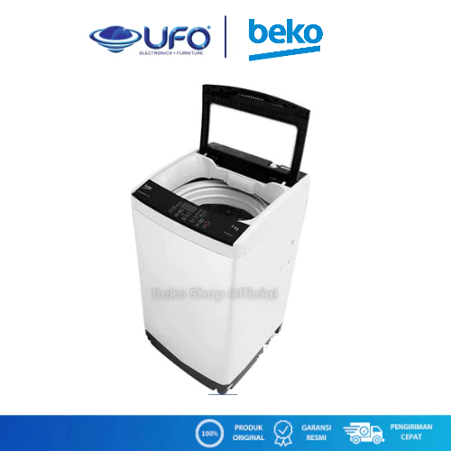 Beko Mesin Cuci Top Loading Kapasitas 7Kg Top Loading Bukaan Atas WTLJ|07B1WI