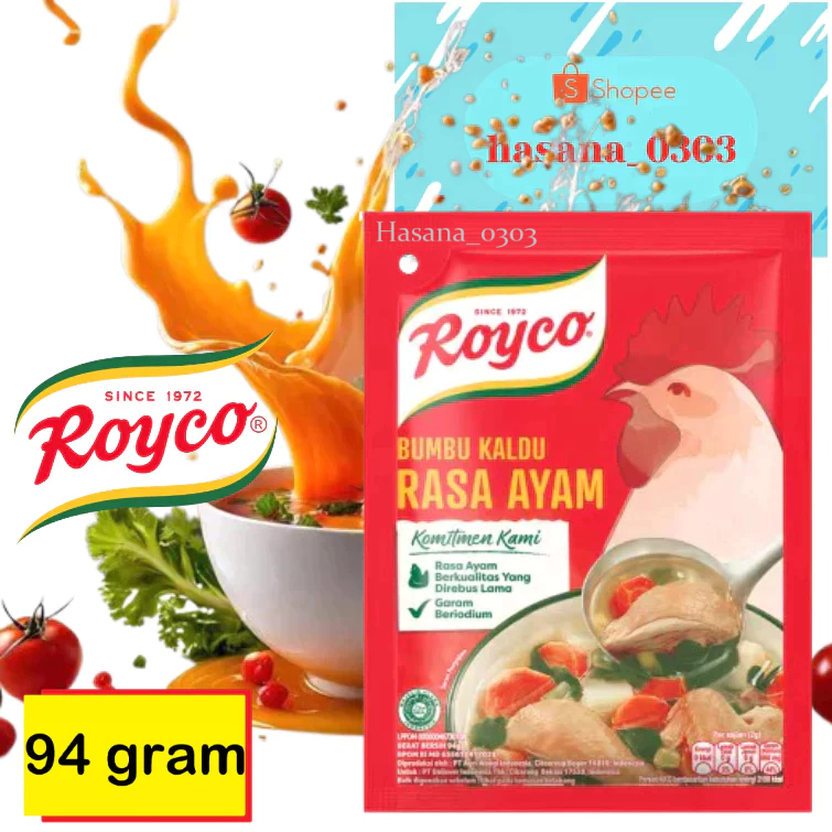 

Royco Bumbu Kaldu Penyedap Rasa Ayam 94 Gram