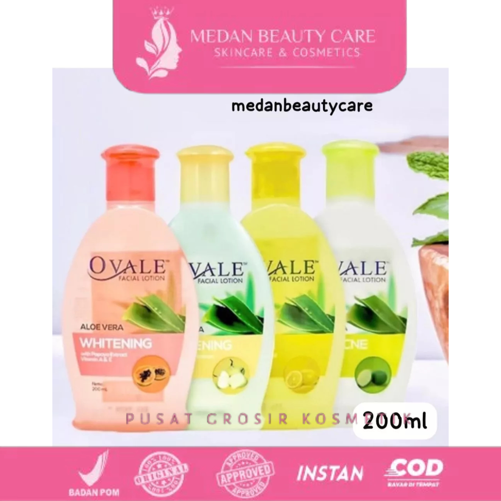 OVALE Facial Lotion Whitening Bengkoang 200ml