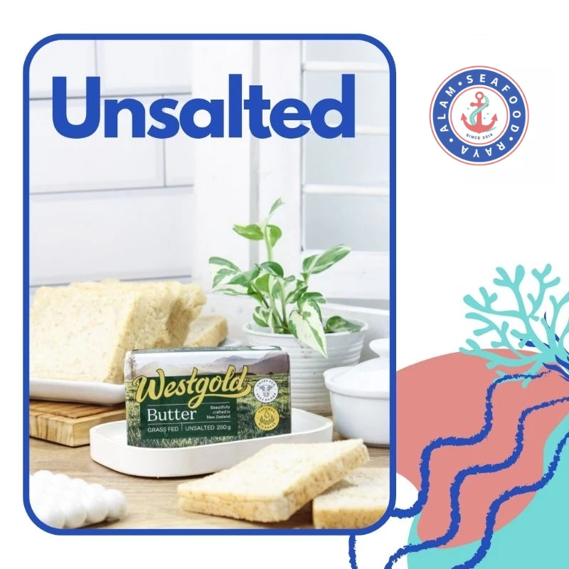 

Westgold Unsalted Butter/Grass Fed Butter/Butter Sehat/Butter Mentega/Dairy Butter