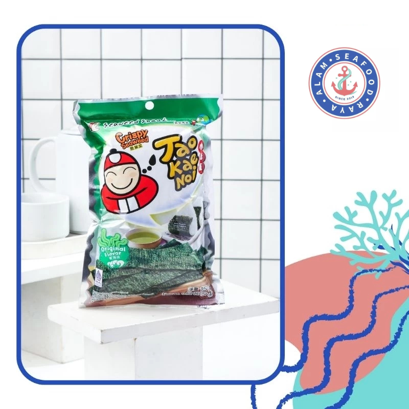 

Tao Kae Noi Snack Crispy Seaweed Rumput Laut 15 gr