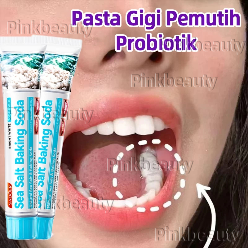Baking Soda Pasta Gigi Pemutih Penghilang Karang Gigi membandel Pemutih Gigi Kuning Permanen 100%