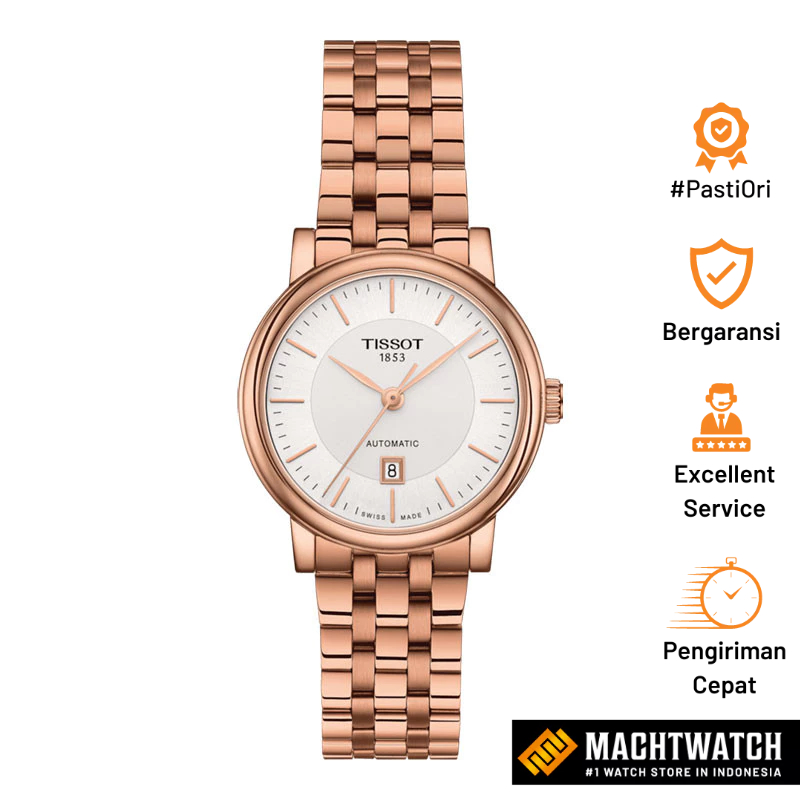 [SEPtacular] Jam Tangan Wanita Tissot Carson Premium Automatic Lady 30mm T-Classic T122.207.33.031.0