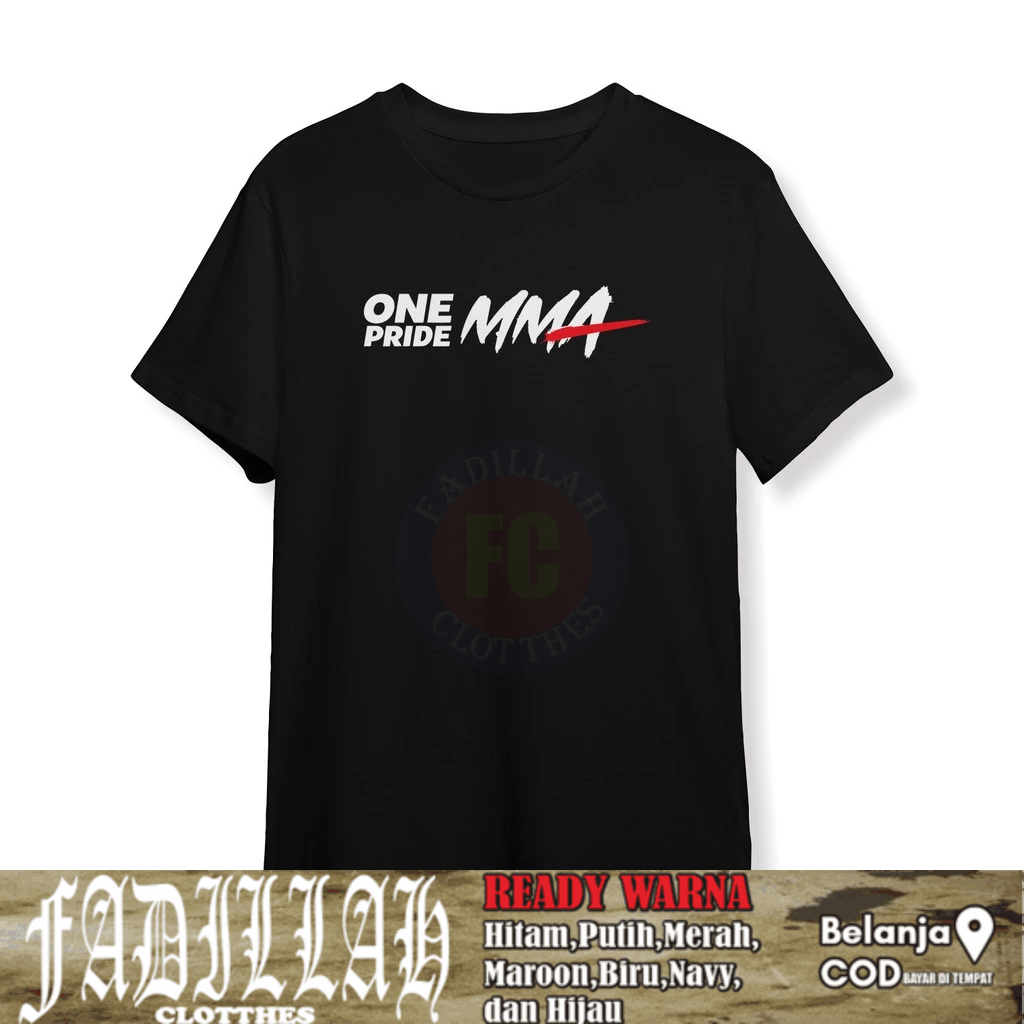Baju Kaos One Pride MMA Logo Baru Baju Distro