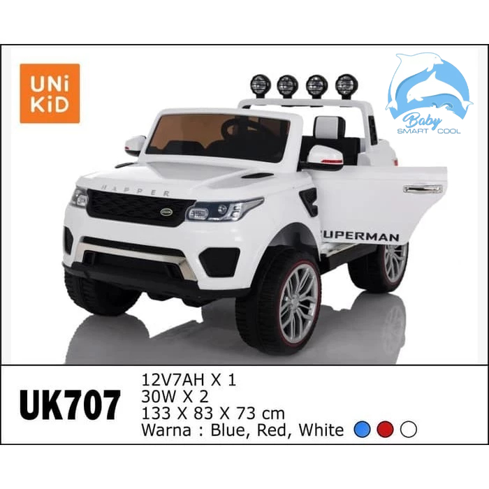 mainan aki UNIKID MOBIL AKI 707 JEEP