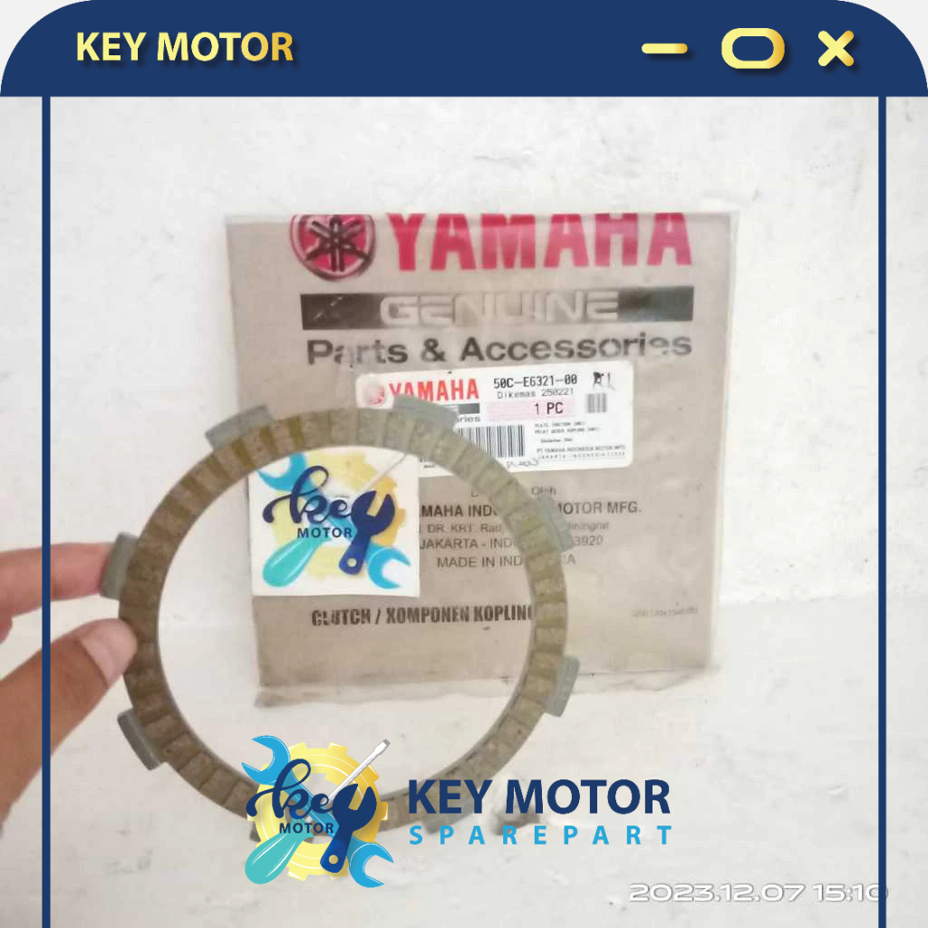 Pak / Plat Kampas Kopling Motor Mx New 135 Asli (50C) 100% Per Pcs