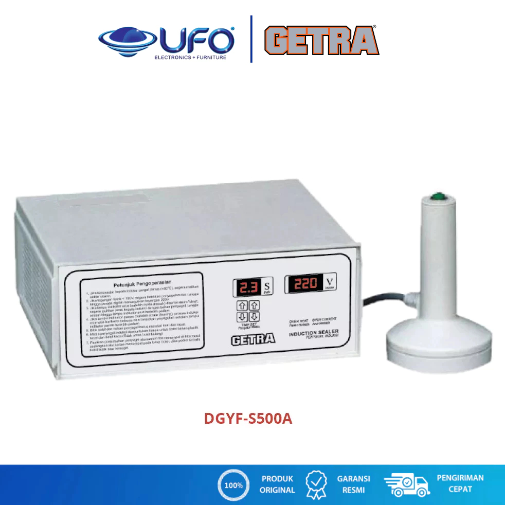 Getra DGYFS500A Mesin Sealer alumunium |  Sealer Obat | Alumunium Foil Industion Sealer DGYF-S500A