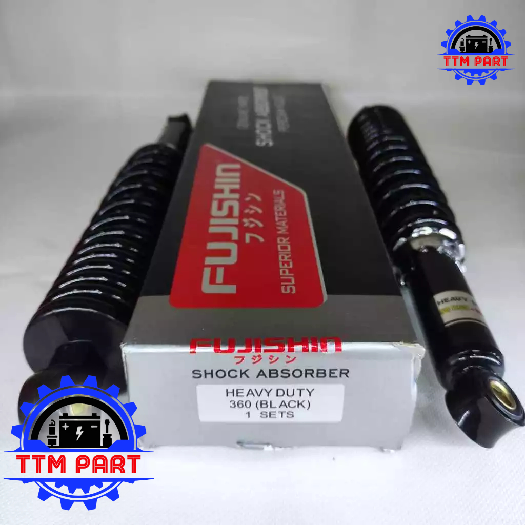 SHOCK BELAKANG HEAVY DUTY 360MM BEBAN BERAT SHOK PEREDAM KEJUT SHOCKBREAKER BREAKER FUJISHIN