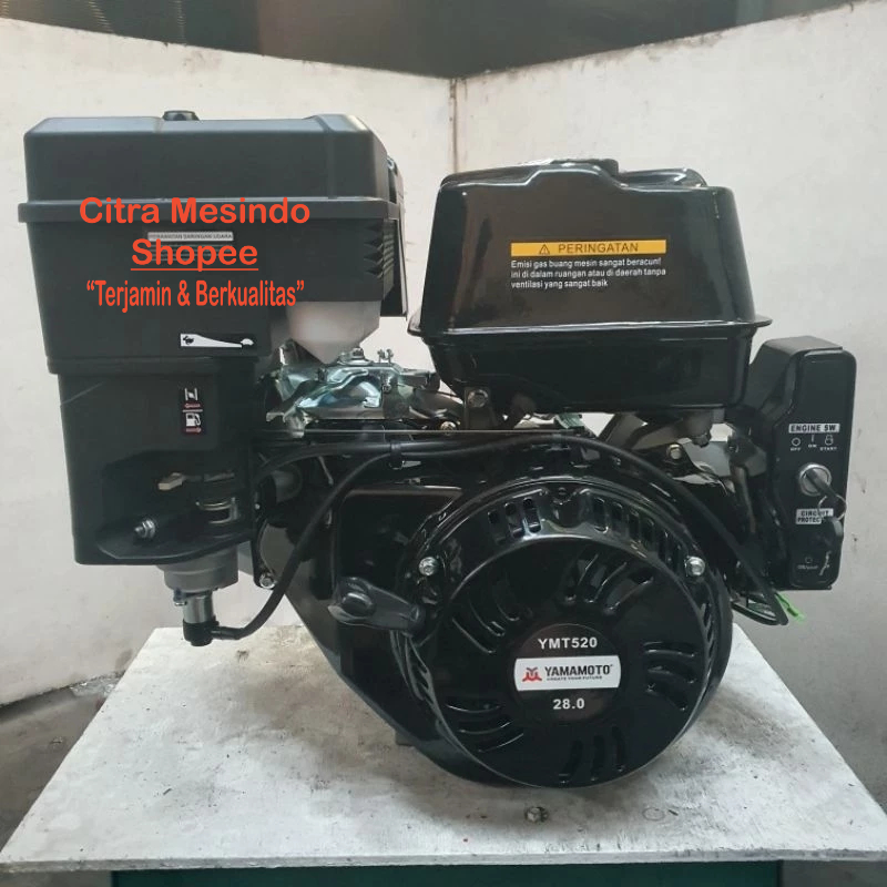 Mesin Penggerak Bahan Bakar Bensin serbaguna / multifungsi Tipe Gx 520 Elektrik Starter Rpm 3600 Put