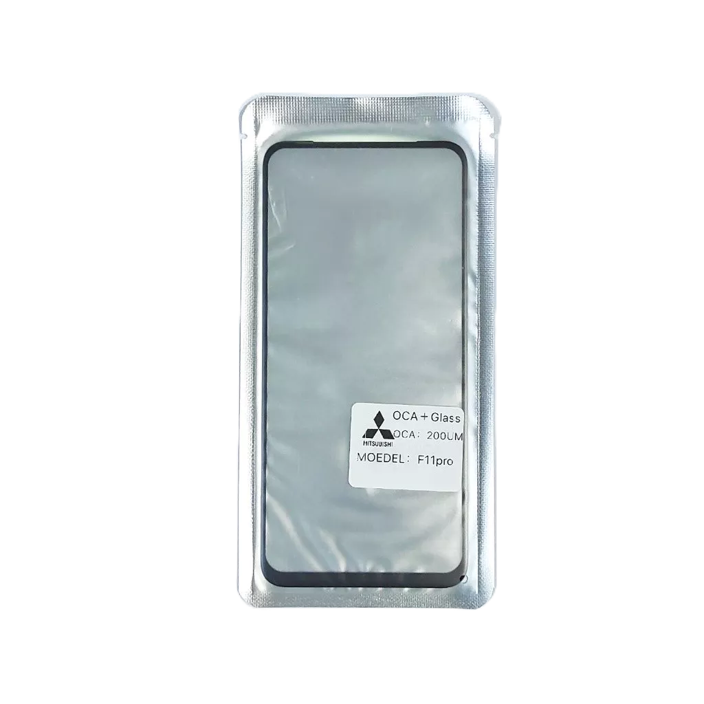 KACA LCD OPPO F11 PRO BLACK PLUS LEM OCA KACA LCD HP
