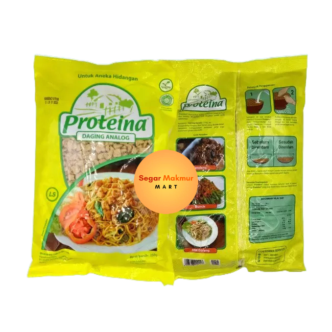 

(SMM) Proteina Campuran Ayam Bakmie Hasil Olahan Kedelai Vegetarian 250GRAM