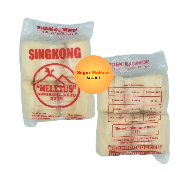 

(SMM) Singkong Keju MELETUS Khas Salatiga Singkong Keju Frozen