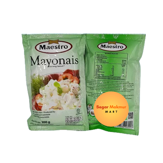 

(SMM) Maestro Mayonnaise Mayones Mayonais 100GRAM SACHET