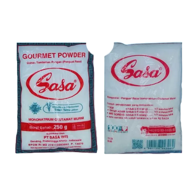 

(SMM) Sasa Gourmet Powder 250gr Penyedap Rasa Micin MSG Mono Sodium Glutamat