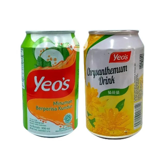 

(SMM) (3kaleng) Yeos Drink Chrysanthemum-Wintermelon Kaleng 300ML Teh Bunga Krisan-Kundur Yeo's