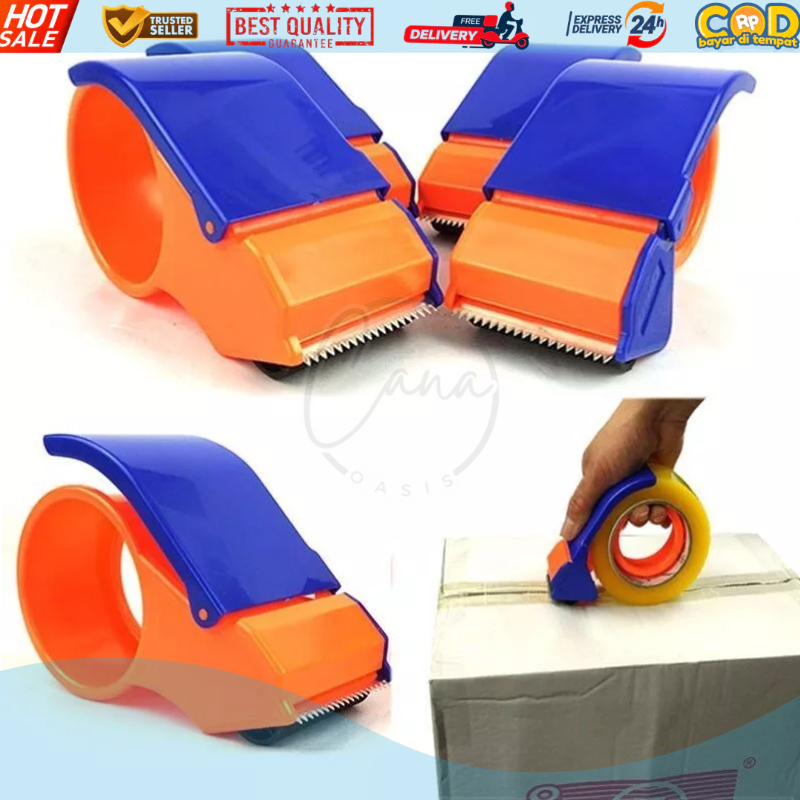 

CANA DISPENSER LAKBAN WADAH SOLASI WADAH LAKBAN PACKING JUMBO TAPE PEMOTONG LAKBAN OTOMATIS PACKING