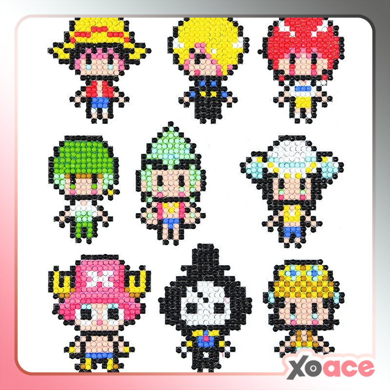 

DIY 5D Diamond Painting Sticker Karakter Stiker Set A