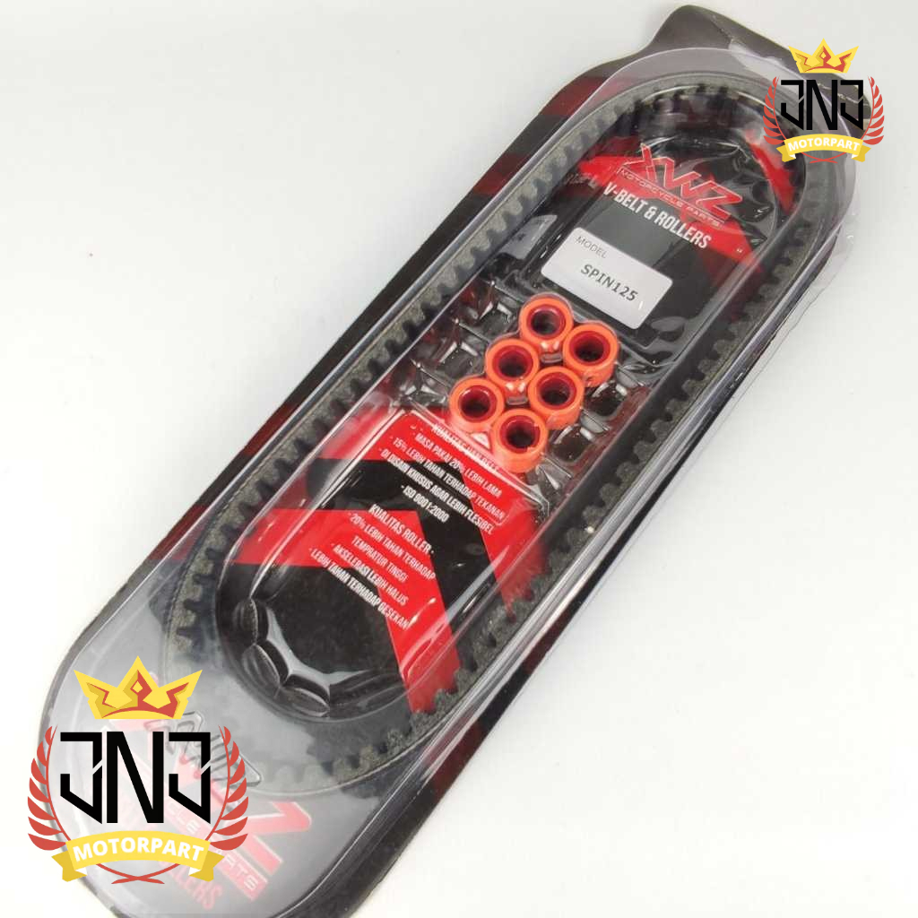 VANBELT PLUS ROLLER  SUZUKI SPIN 125 VAN BEL FAN BEL FANBEL  FANBELT TALI KIPAS XWZ [JNJ]