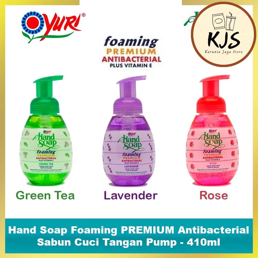 YURI HAND SOAP FOAMING 410ml BOTOL PUMP
