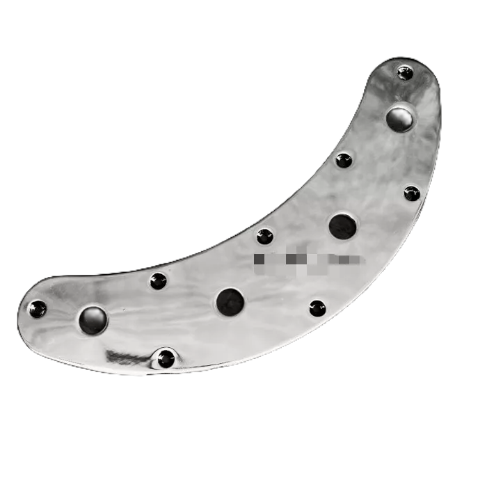 CONTROL PLATE MUSICMAN STINGRAY BASS CHROME HC-005
