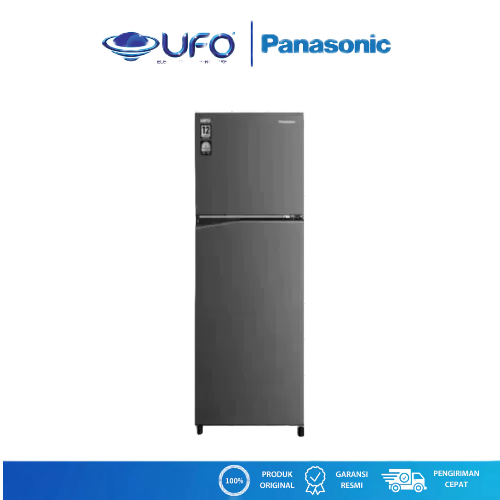 Panasonic Kulkas 2 Pintu Tanpa Bunga Es 266 Liter NRBB271QP