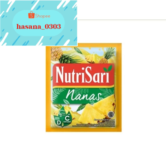 

Nutrisari Nanas 1Renteng isi 10 Sachet