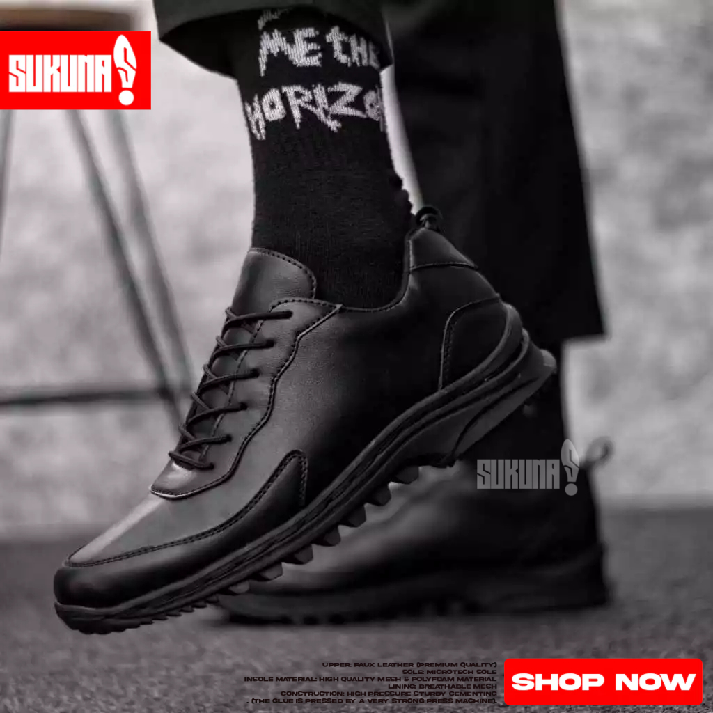 Sepatu Formal Hitam Pantofel Pria - THOMAS