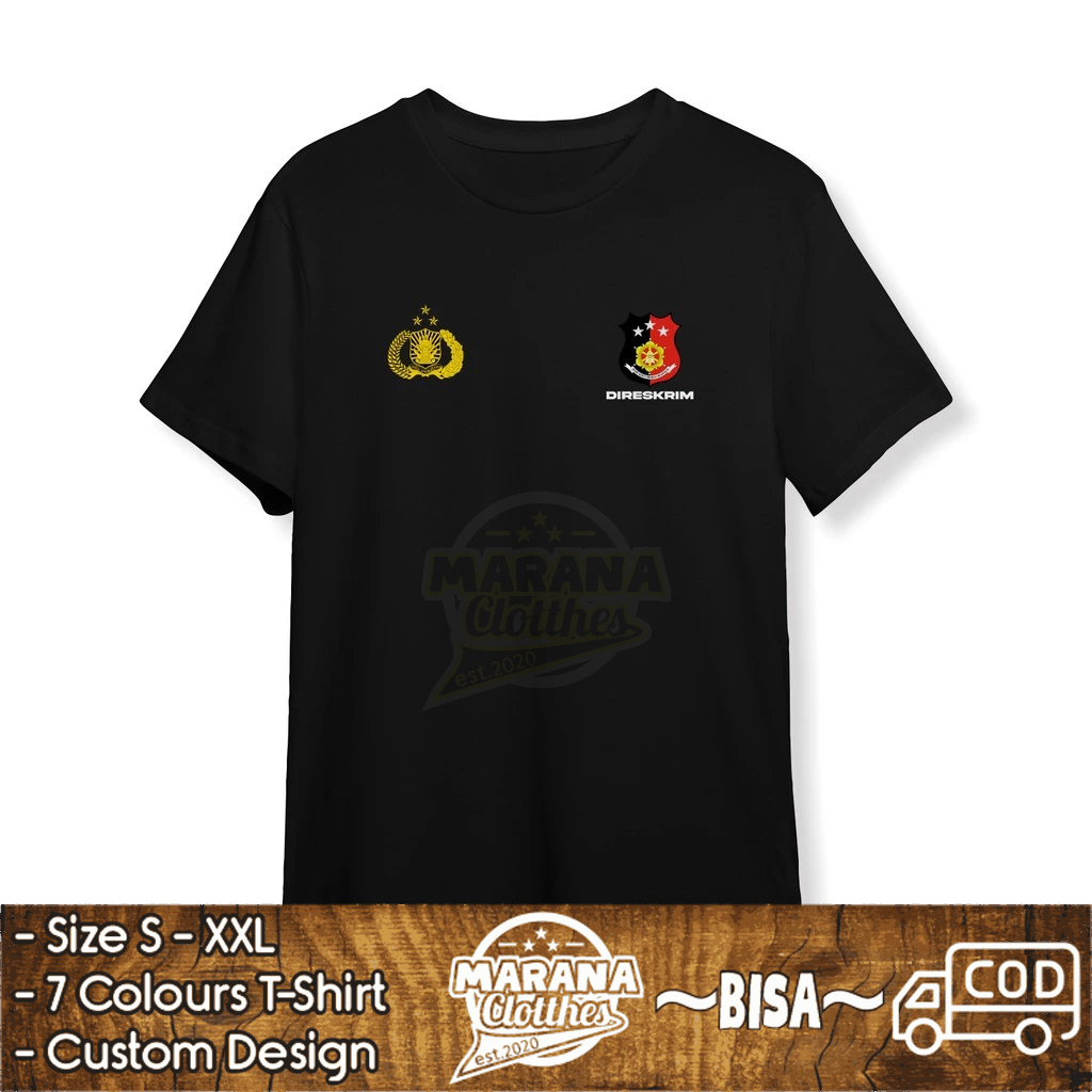 Kaos Polisi DIRESKRIM Baju Distro