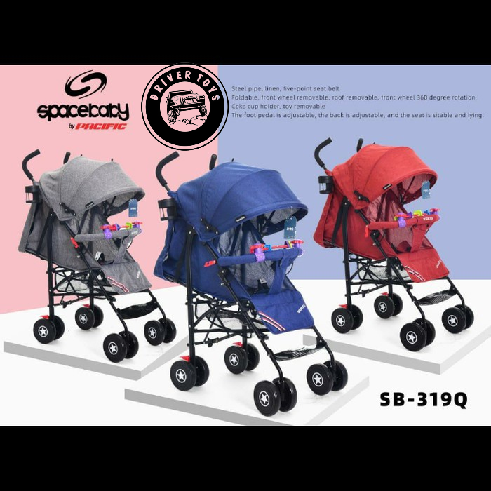Stroller Bayi - Space Baby SB-319Q |  Space Baby Stroller Bayi Murah | Bisa Dilipat