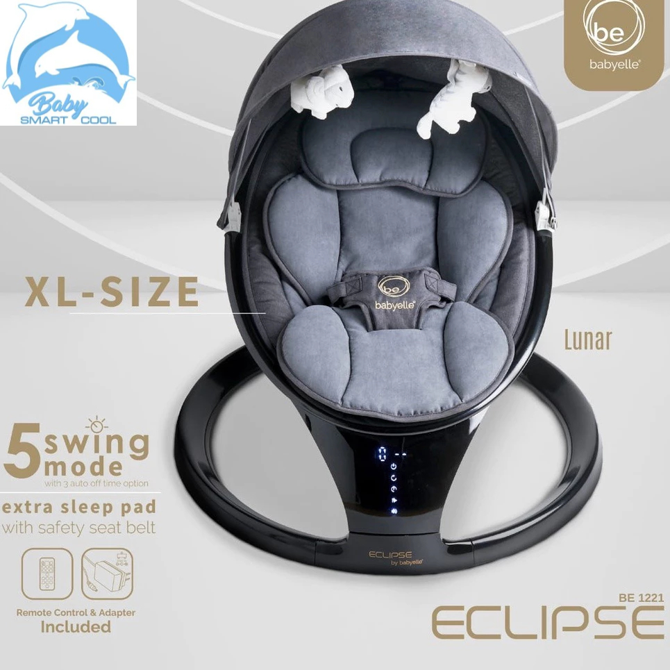 Ayunan Bayi - Babyelle Eclipse Automatic Baby Swing Bed | Ayunan Bayi Elektrik BE-1221