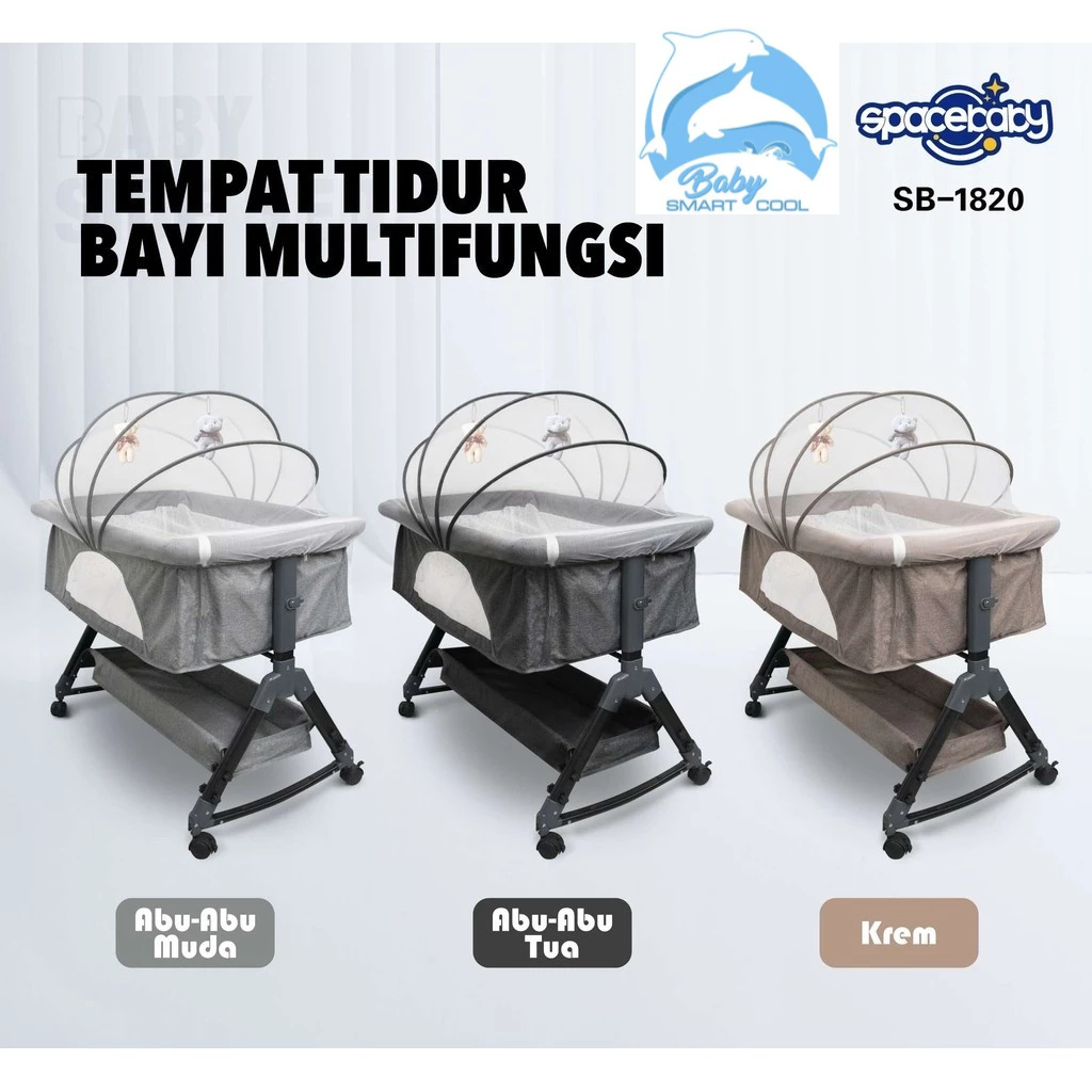 tempat tidur bayi | tempat tidur bayi set lengkap | SpaceBaby Box Bayi