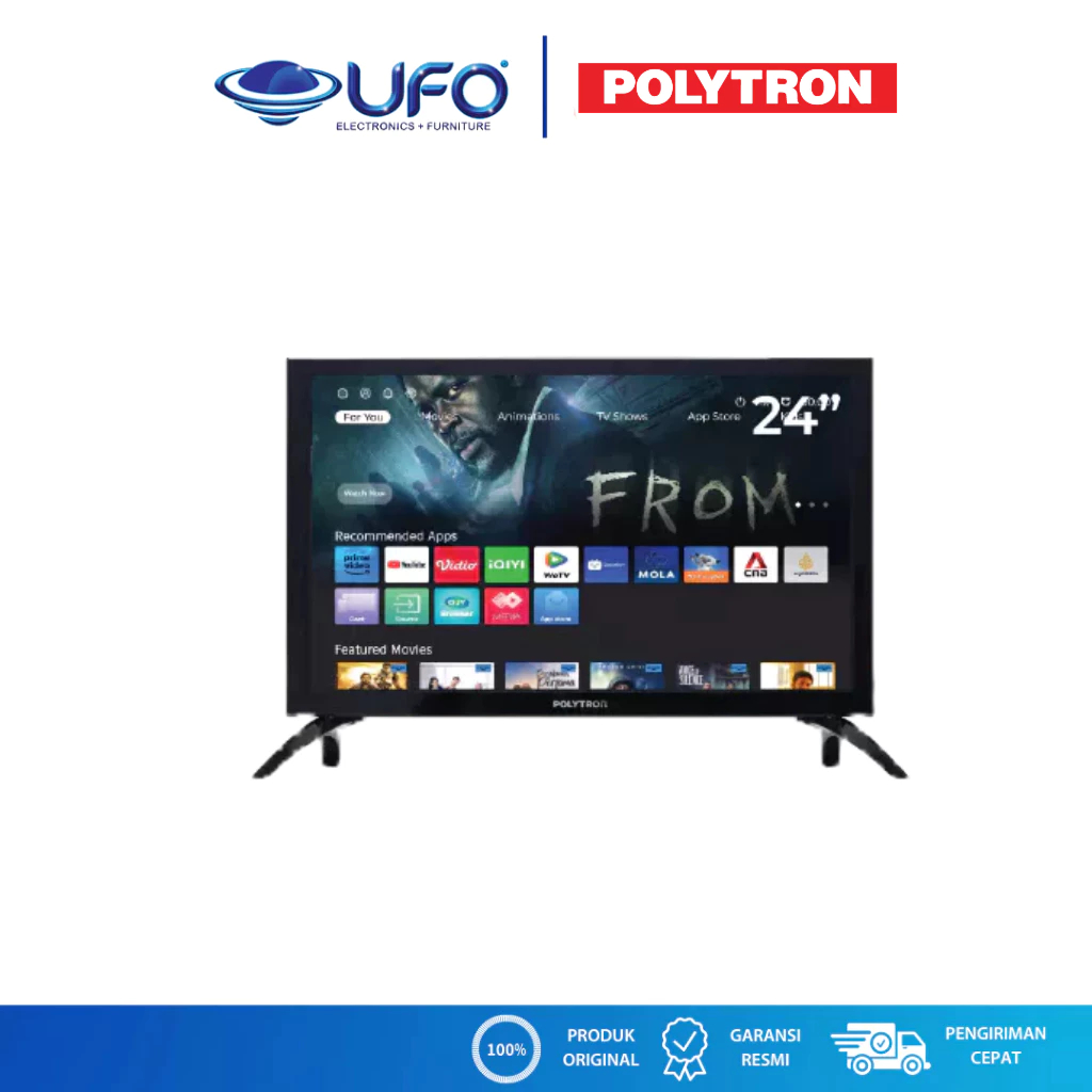 Polytron 24 Inch Led Smart Lite Digital TV PLD24CV1869 | PLD 24CV1869