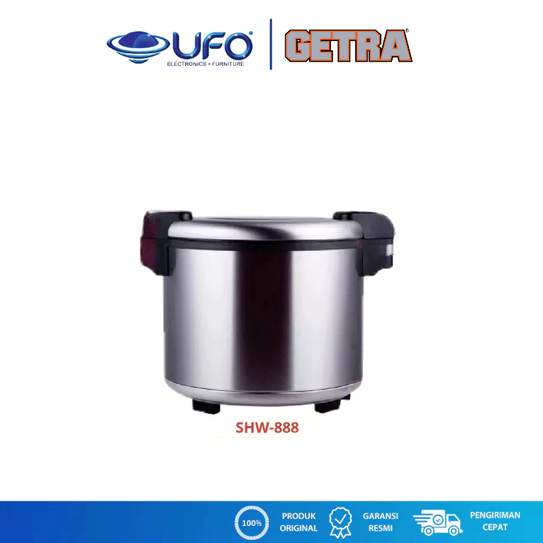GETRA SHW888 Pemanas Nasi Kapasitas 20l - Pemanas Nasi - Penanak Nasi - Penanak Nasi Jumbo - Penanak
