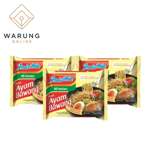 

Indomie Kuah ayam bawang 3 pcs Makanan Instan Enak dan Murah| WarungOnline