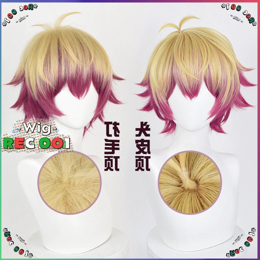 Wig Alexis Ness Cosplay Blue Lock Orang Dewasa/Anak-Anak Dapat Menggunakannya