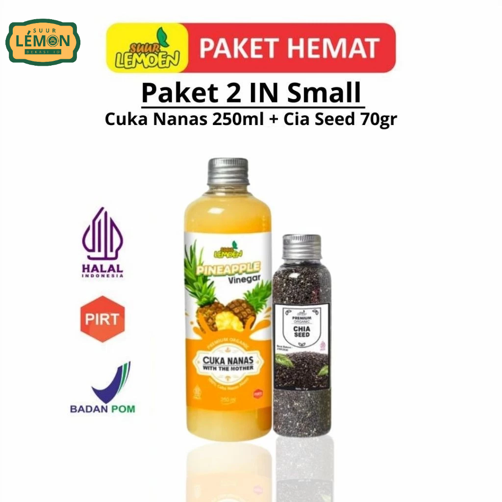 

Paket Best Seller Paket Diet Sehat 2in1 - Cuka Apel 250ml, dan Chia Seed 70gr By Suur Lemoen ID ( ALL Variant )