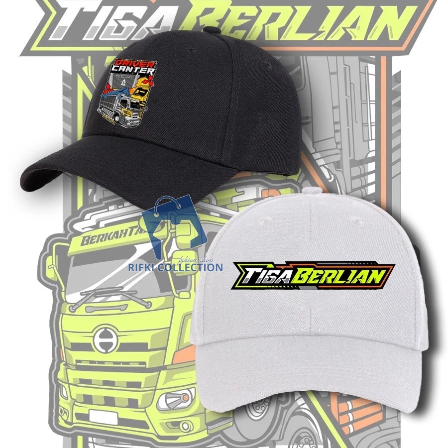 Topi Baseball Anak Tema Truck Oleng – Cocok untuk Penggemar Truk Mania