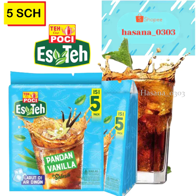 

Es Teh Poci Pandan Vanila + Selasih 120 g