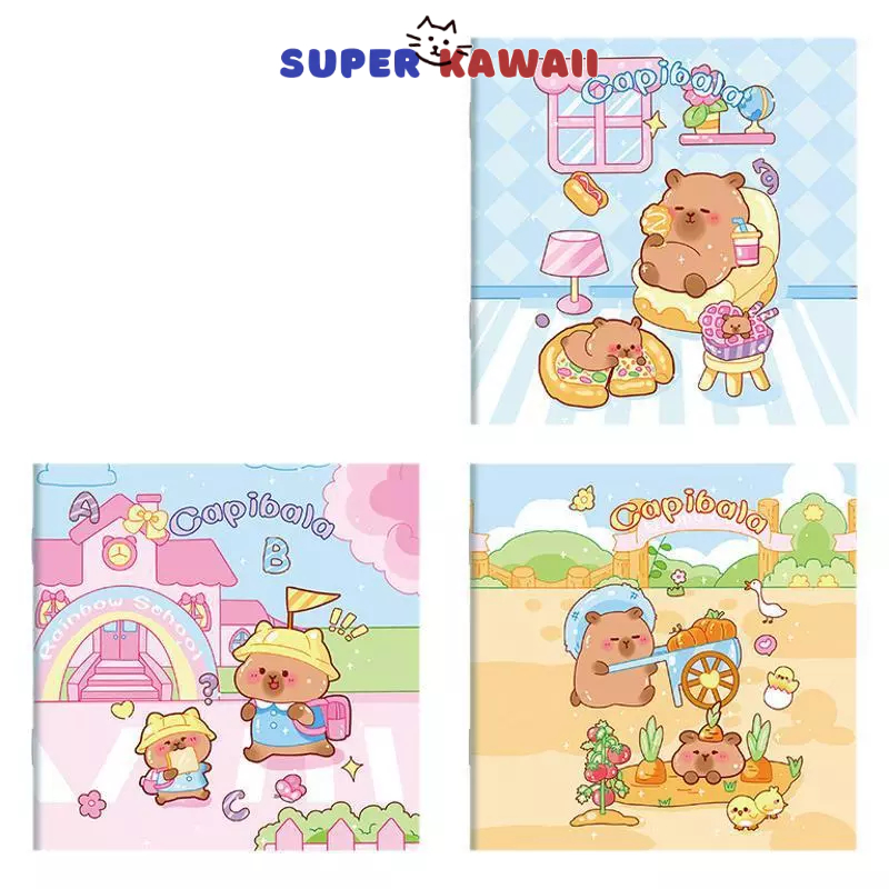 

SK 358 - Buku tulis mini karakter kartun ukuran 12x12 cm isi 16 lembar / buku tulis karakter kartun lucu /notebook / buku catatan mini