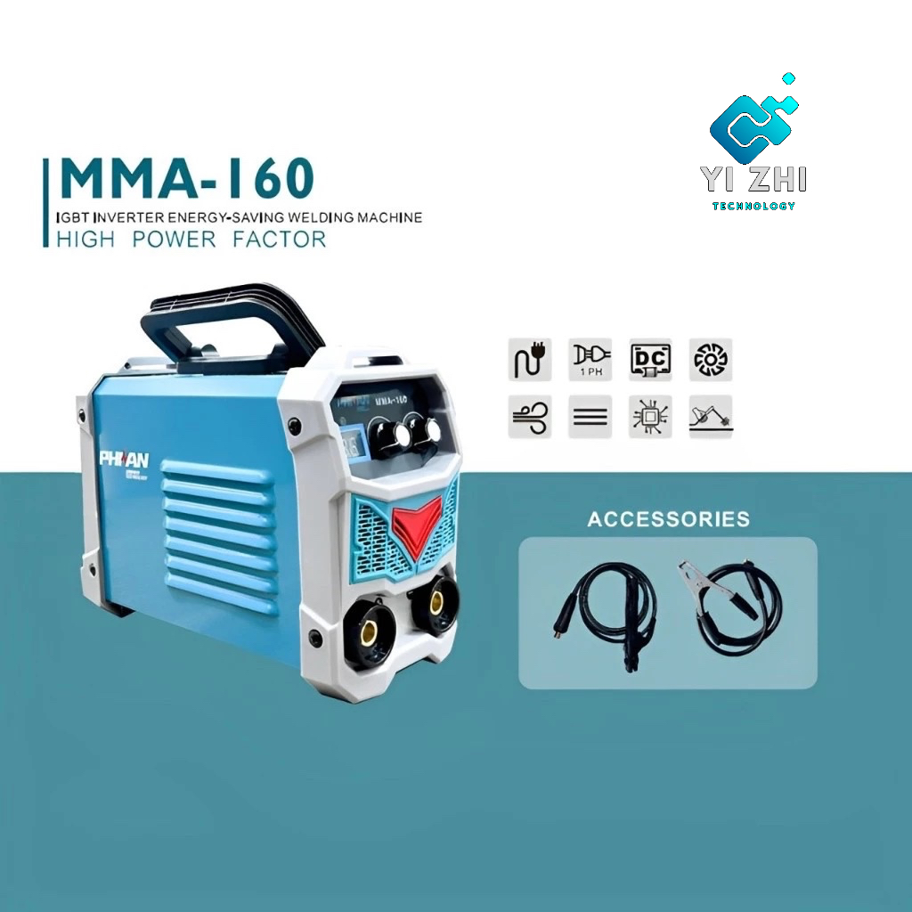 ( YiZhi ) Mesin Las Listrik Portable MMA -160 Phian Saving Welding Machine Trafo Hemat Energi Portab