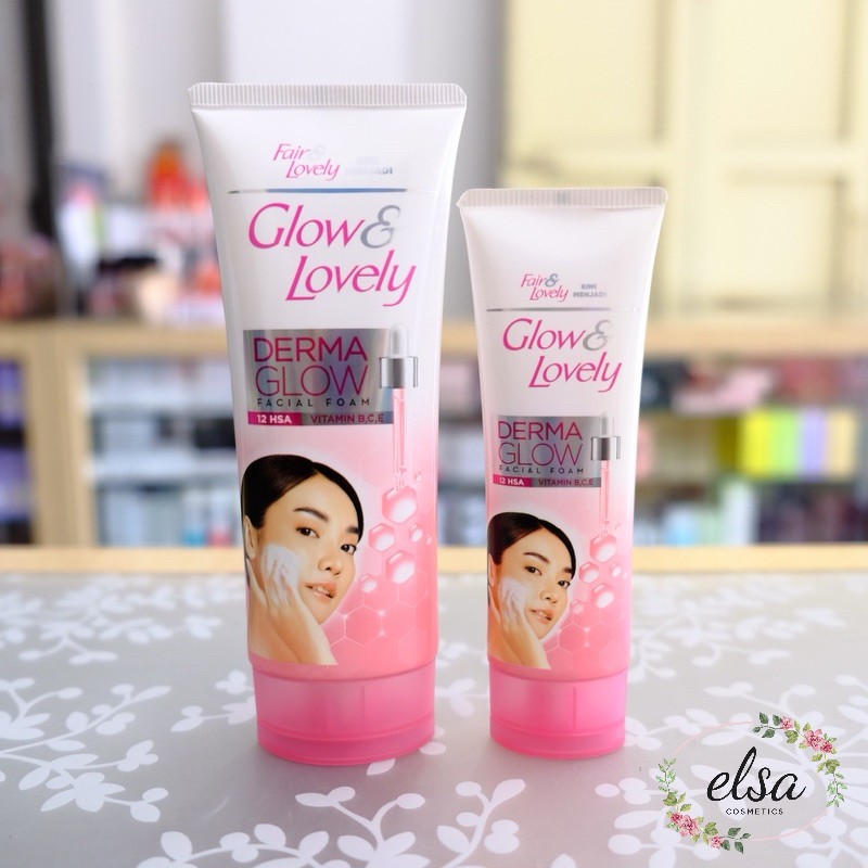 GLOW and LOVELY Derma Glow Facial Foam / Fair and Lovely