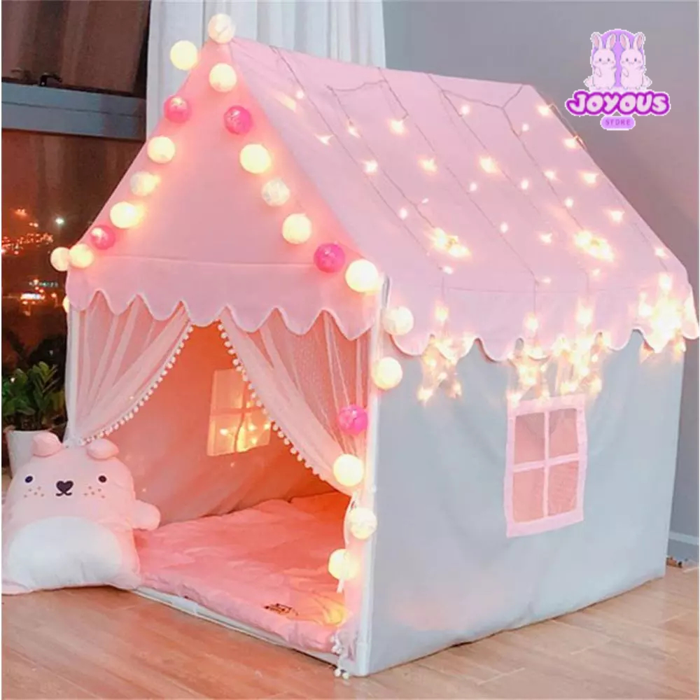 Tenda anak dalam ruangan rumah permainan putri gadis rumah tempat tidur rumah kecil tempat tidur ter