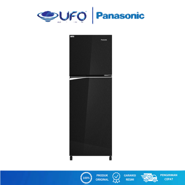 Panasonic Kulkas Lemari Es 2 Pintu Kapasitas 210L NRBB221QPK