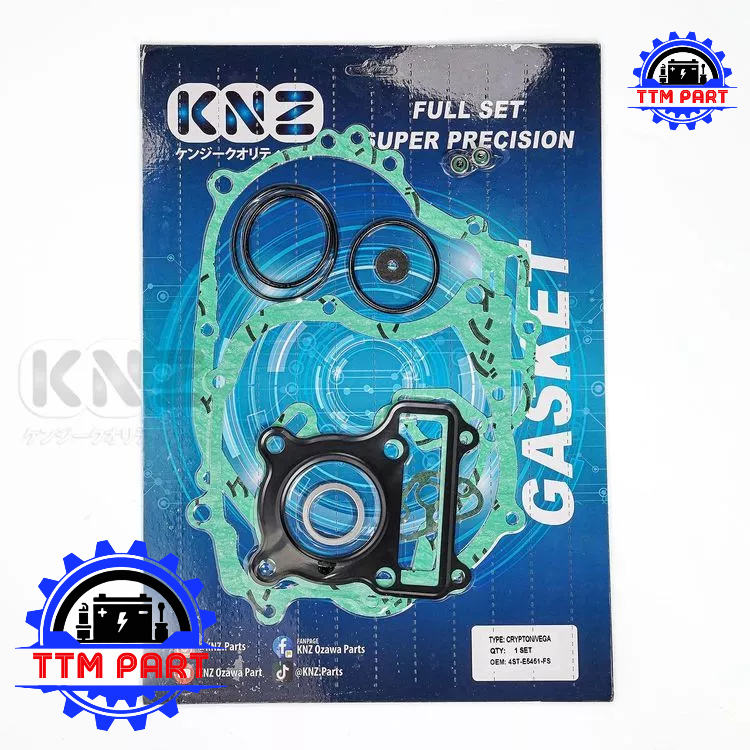 GASKET  FULL SET YAMAHA CRYPTON / VEGA / VEGA R LAMA (4ST) PACKING FULLSET TOP TOPSET PAKING KNZ